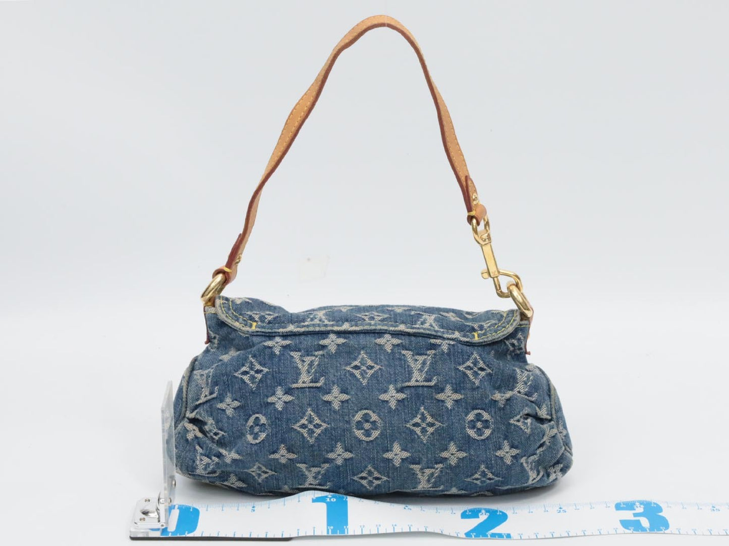 LOUIS VUITTON Monogram Denim Mini Pretty M95050 Shoulder Bag