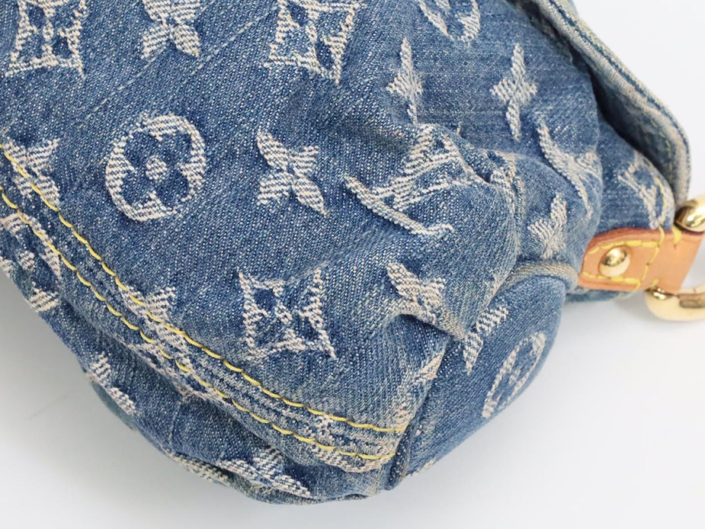 LOUIS VUITTON Monogram Denim Mini Pretty M95050 Shoulder Bag