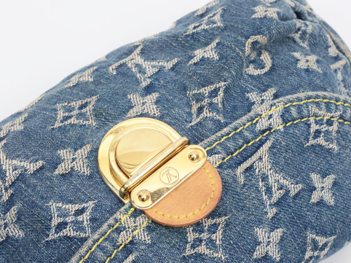 LOUIS VUITTON Monogram Denim Mini Pretty M95050 Shoulder Bag