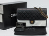 CHANEL Lambskin Matelasse Single Flap Turnlock Shoulder Bag, No. 6