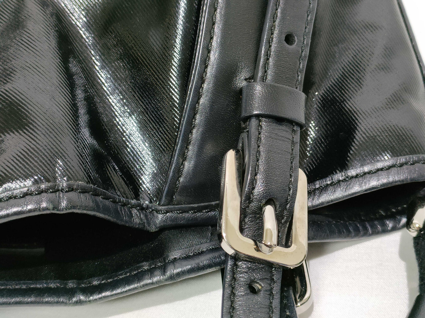 TODS G-Line 2-Way Nylon Handbag, Black