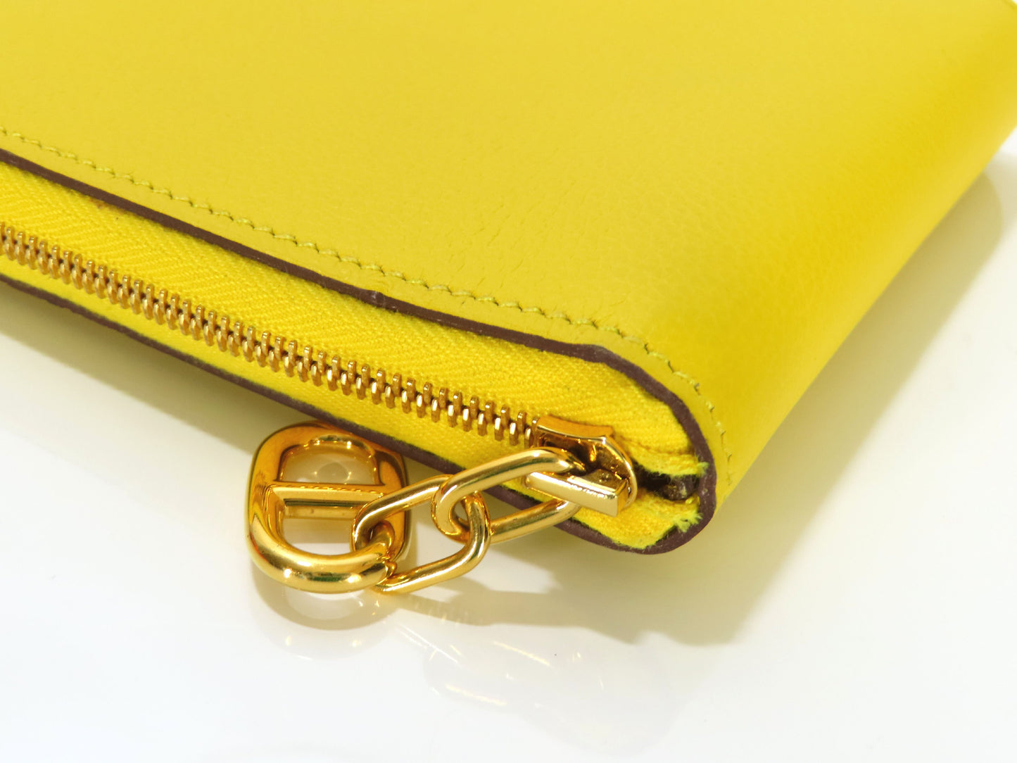 HERMES Zip & Go 11 Chaine d'Ancre Wallet