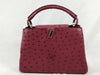 LOUIS VUITTON Ostrich Capucines PM Handbag