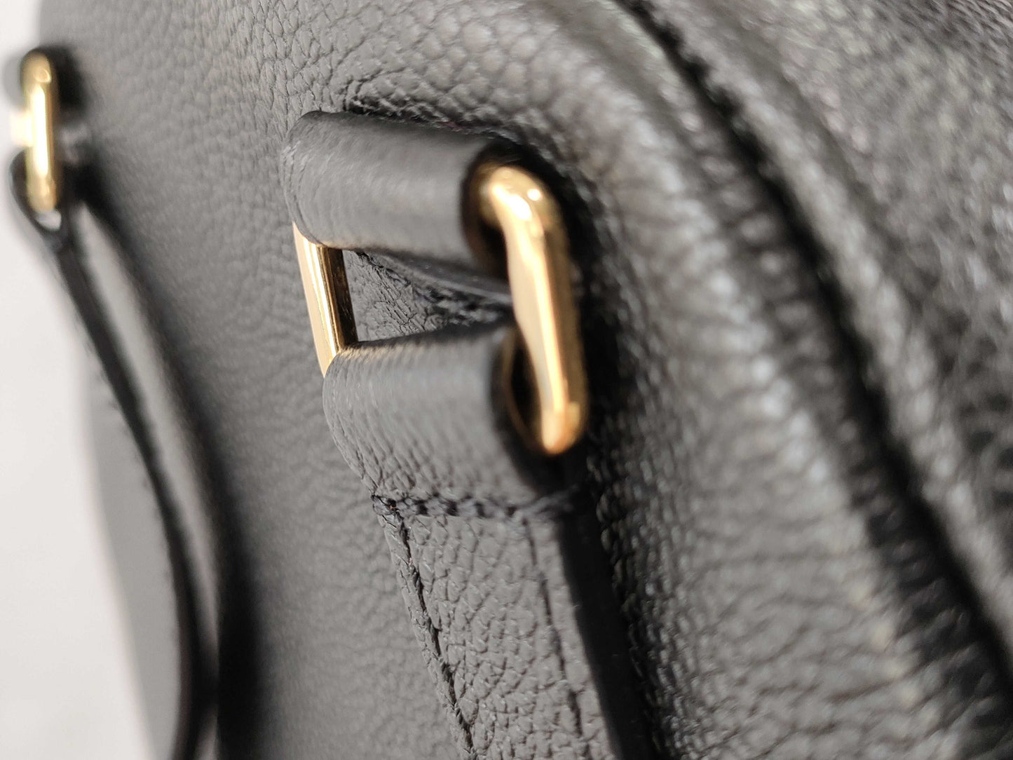 LOUIS VUITTON Monogram Empreinte Sorbonne M44016 Black RFID Enabled Backpack