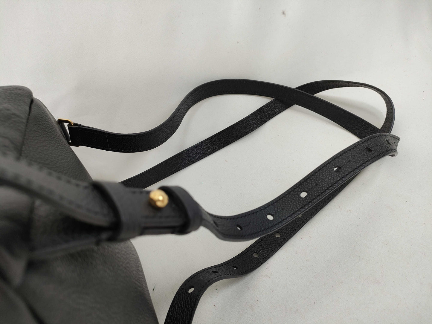 LOUIS VUITTON Monogram Empreinte Sorbonne M44016 Black RFID Enabled Backpack