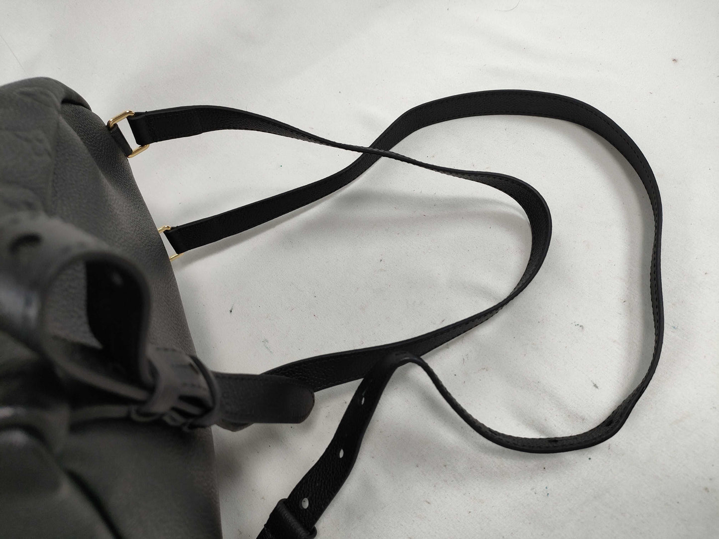 LOUIS VUITTON Monogram Empreinte Sorbonne M44016 CA0178 Black RFID Enabled Backpack