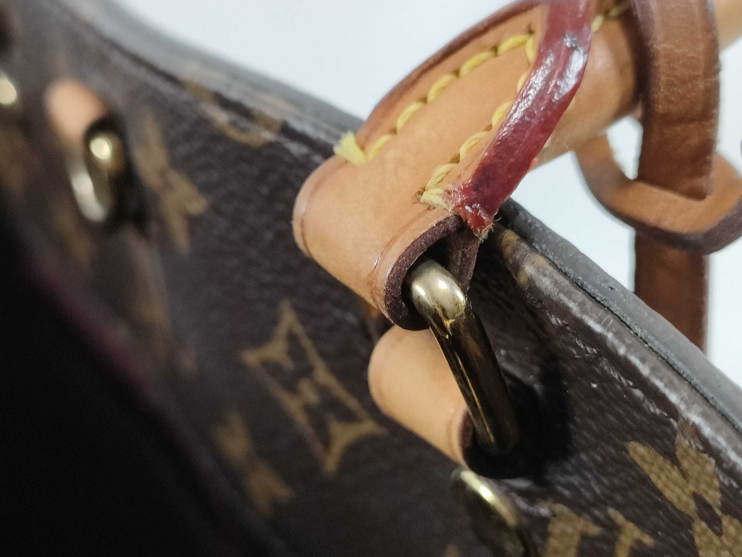 LOUIS VUITTON Monogram Montaigne MM M41056 TR3106 Brown Handbag