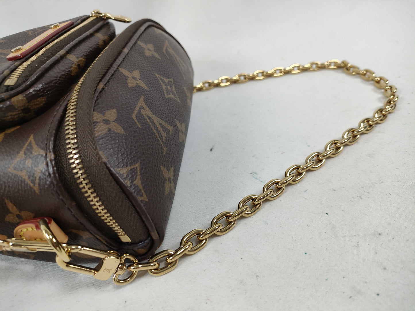 LOUIS VUITTON Monogram Mini Bum Bag M82335 Brown RFID Enabled Shoulder Bag