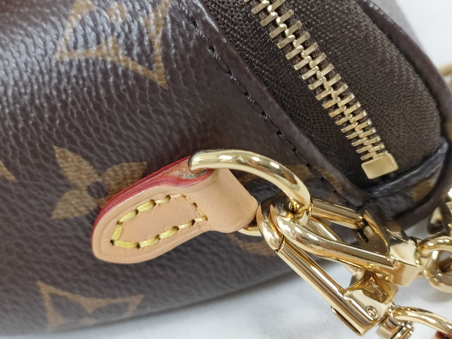 LOUIS VUITTON Monogram Mini Bum Bag M82335 Brown RFID Enabled Shoulder Bag
