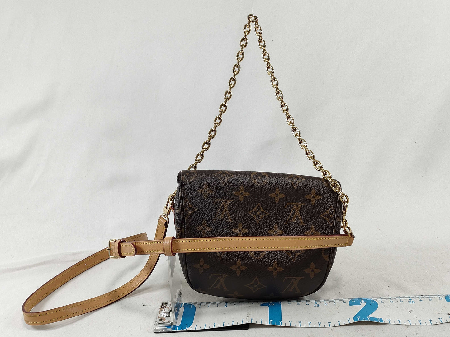 LOUIS VUITTON Monogram Mini Bum Bag M82335 Brown RFID Enabled Shoulder Bag