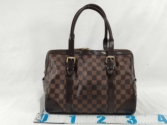 LOUIS VUITTON Damier Berkeley N52000 Brown Boston Bag