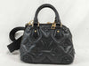 LOUIS VUITTON Bubble Gram Alma Soft BB M59793 RFID Enabled Black Handbag