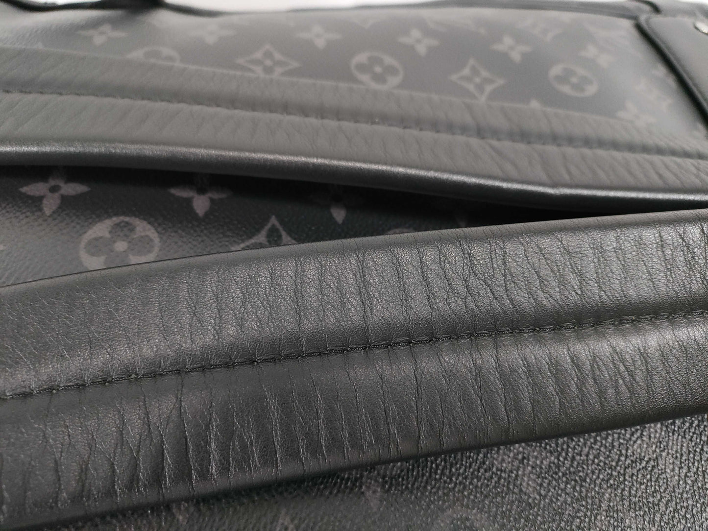 LOUIS VUITTON Monogram Eclipse Steamer Backpack M44052 TR5107 Black Backpack