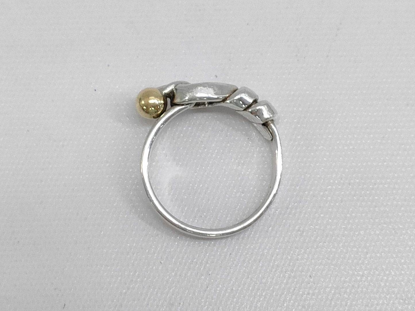 Tiffany & Co. Tiffany Hook & Eye Ring 925 750 Combination Ring