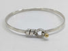 Tiffany & Co. Tiffany Hook & Eye Bangle 925 750 Combination Bracelet/Bangle