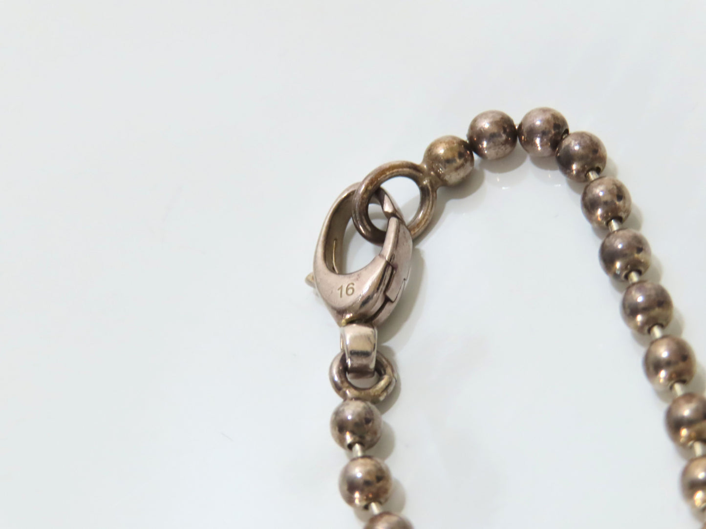 GUCCI Interlocking G Heart Ball Chain Bracelet 925 Bracelet/Bangle