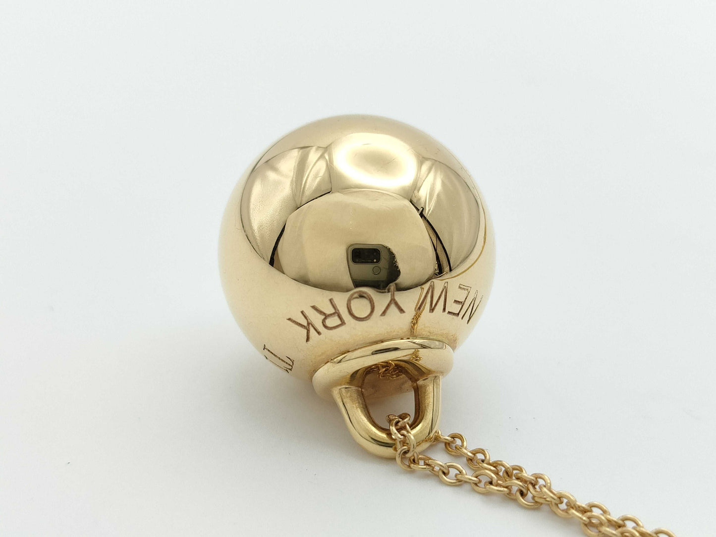 Tiffany & Co. Hardware Ball Necklace in Au750, 19.7g