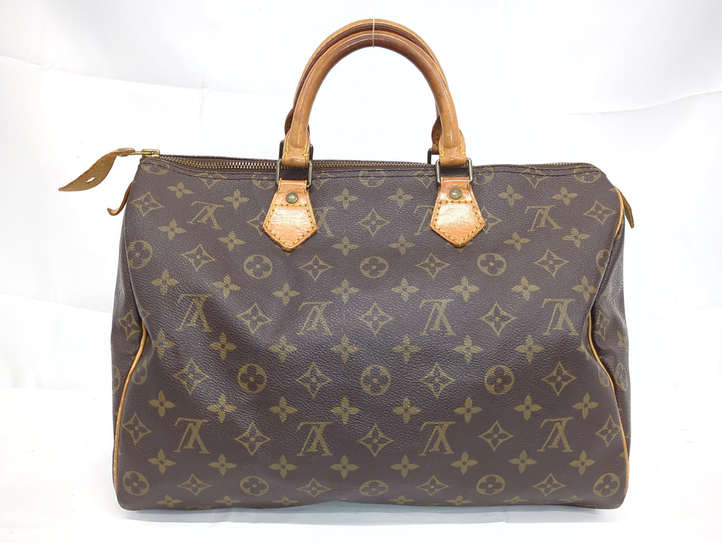 LOUIS VUITTON M41524 Monogram Speedy 35 Boston Bag
