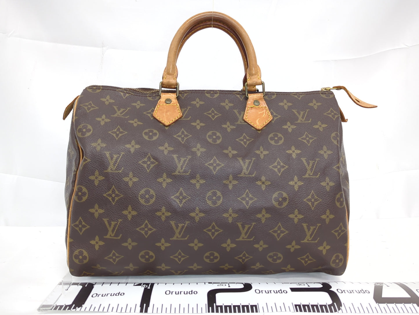 LOUIS VUITTON M41524 Monogram Speedy 35 Boston Bag