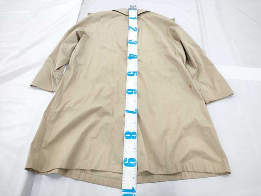 BURBERRY Trench Coat with Gold Buttons and Archive Logo, Size 7AR, C-TK83