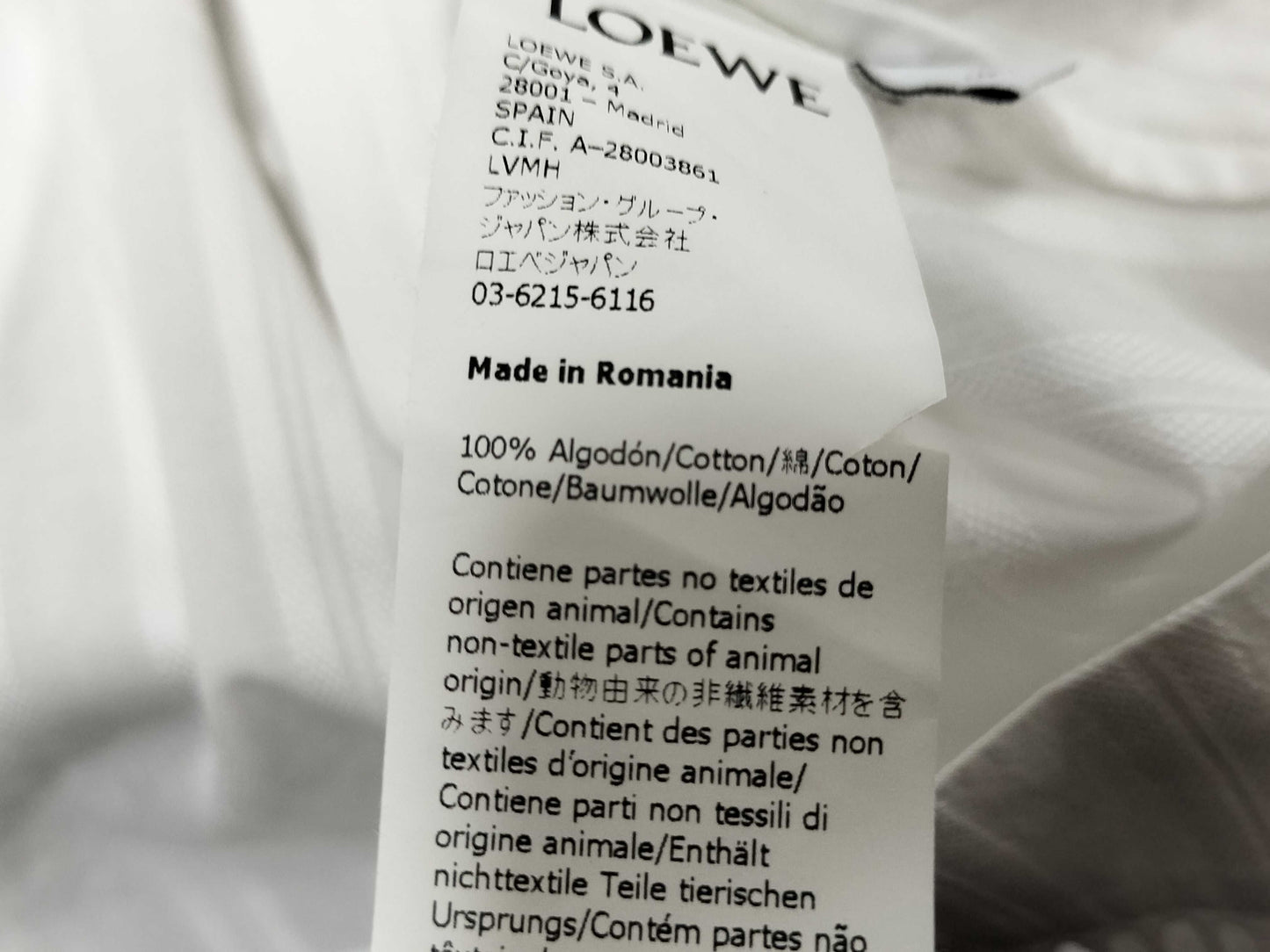 LOEWE Blouse Long Sleeve Shirt Shirt