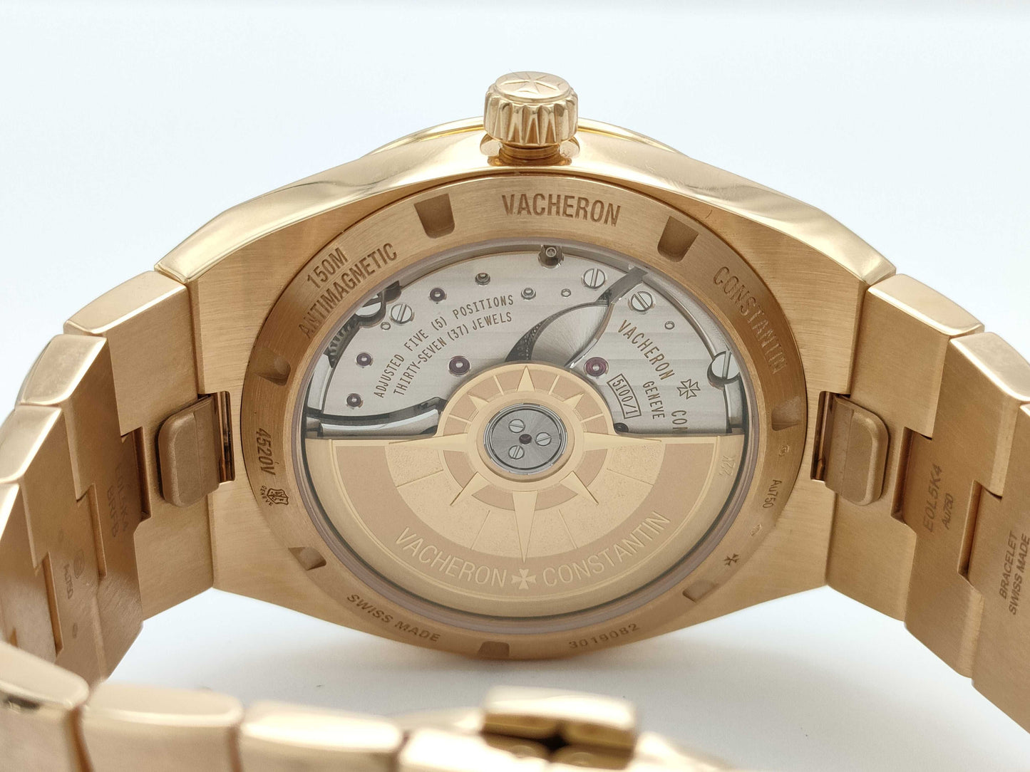 VACHERON CONSTANTIN 4520V/210R-B705 3019082 Automatic Blue Dial 18K Gold Men's Watch