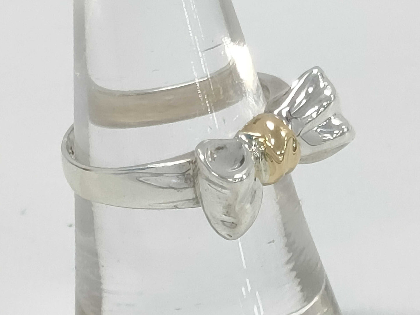 Tiffany & Co. Tiffany SV925 K18 Ribbon Ring 3.5g Ring
