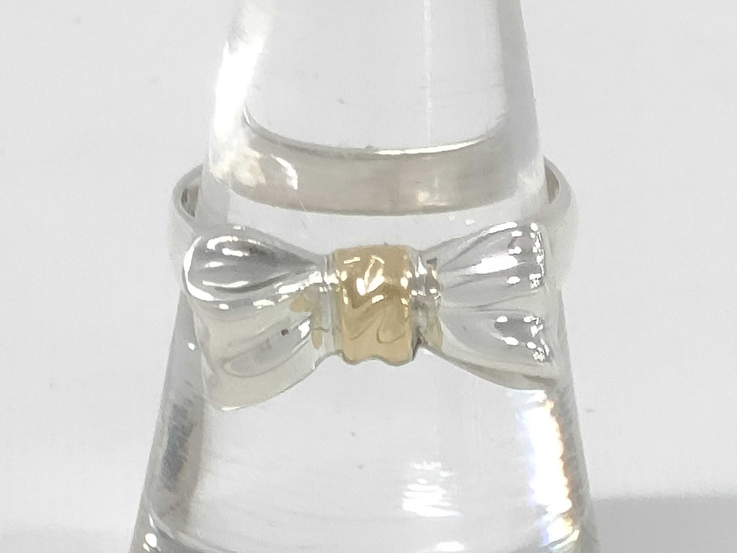 Tiffany & Co. Tiffany SV925 K18 Ribbon Ring 3.5g Ring