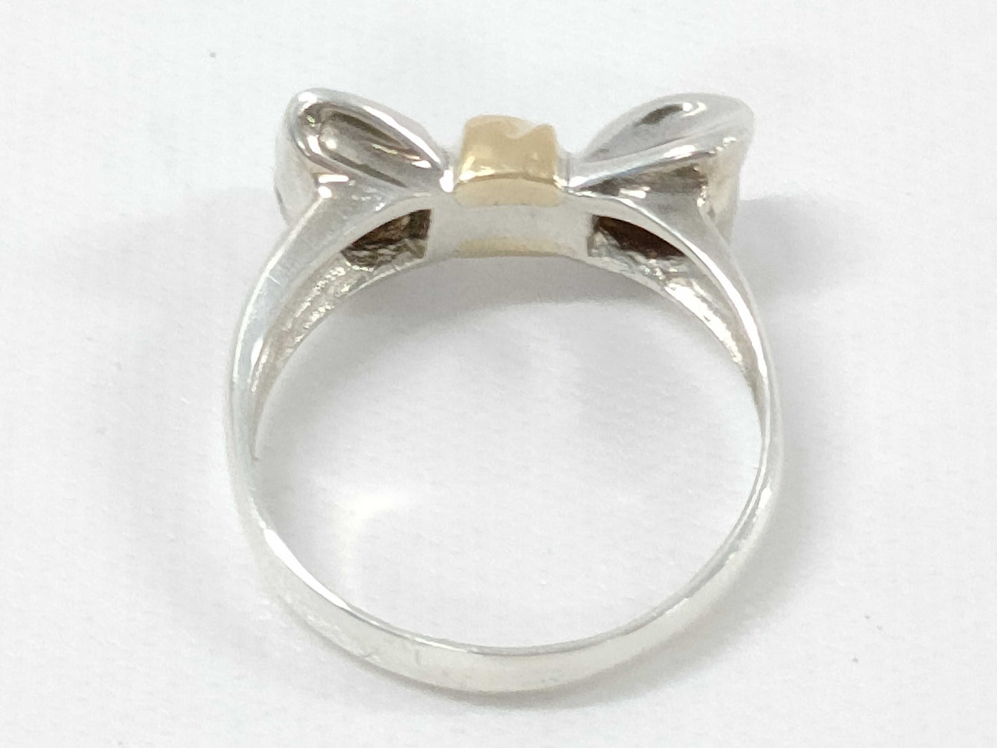 Tiffany & Co. Tiffany SV925 K18 Ribbon Ring 3.5g Ring