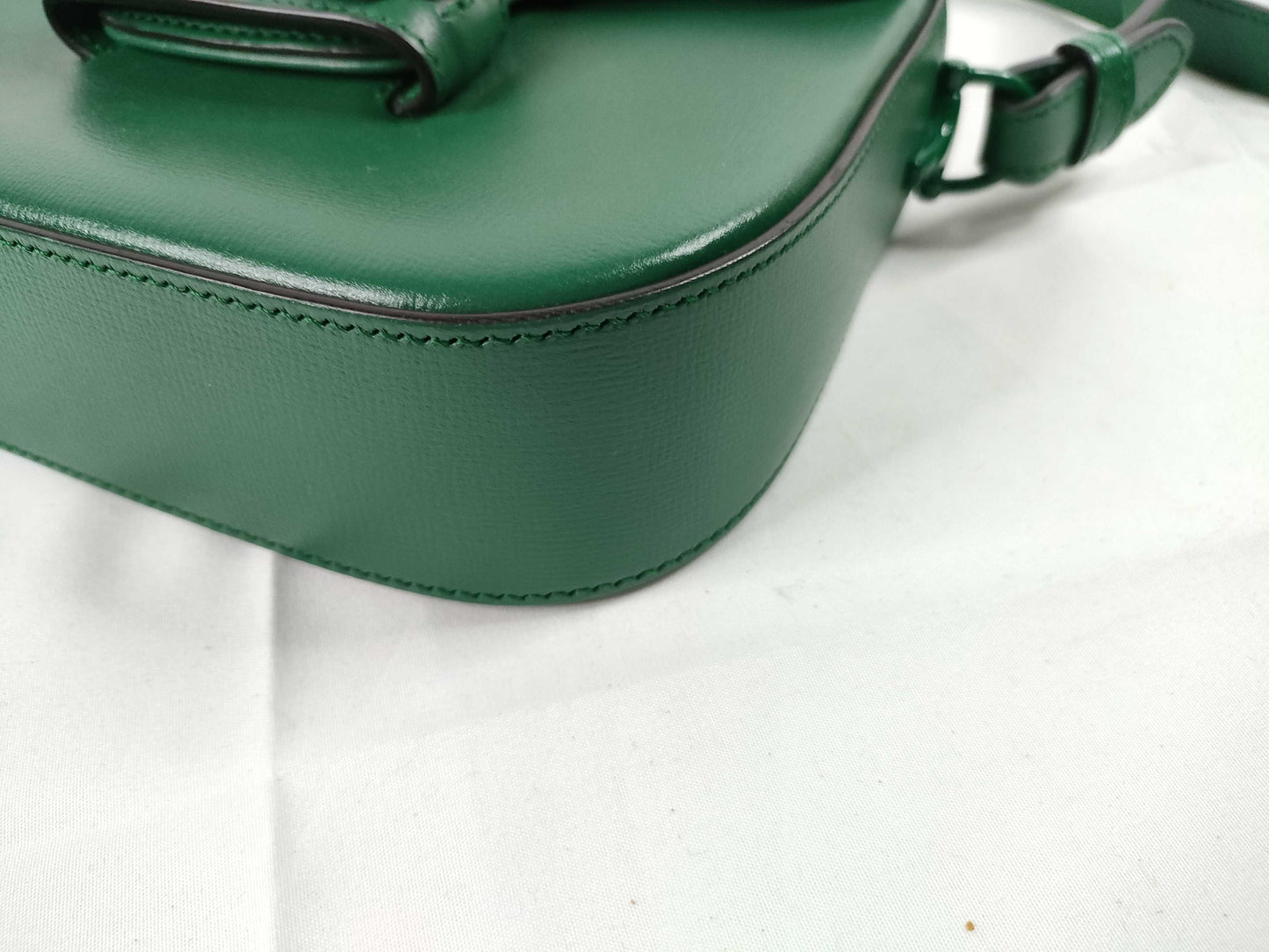 GUCCI Horsebit Shoulder Bag, Green