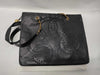 CHANEL Triple Coco Punching Tote Bag Caviar Skin Tote Bag