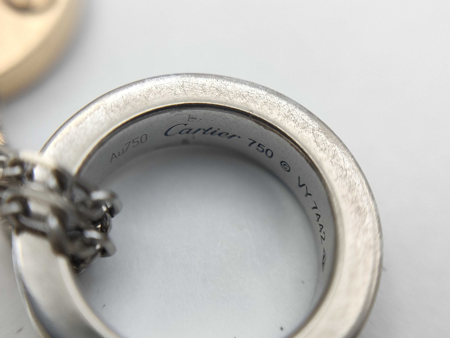 Cartier Love Three Hoop Diamond 750 8.9g Necklace