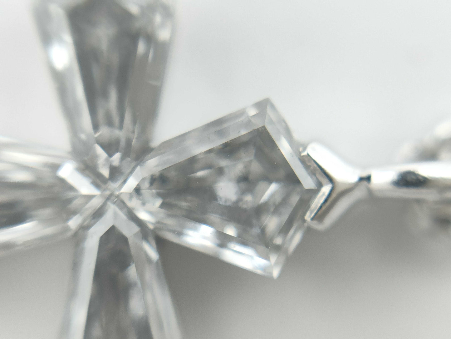 GRAFF Trapezoid Diamond Necklace in WG 750, 3.5g