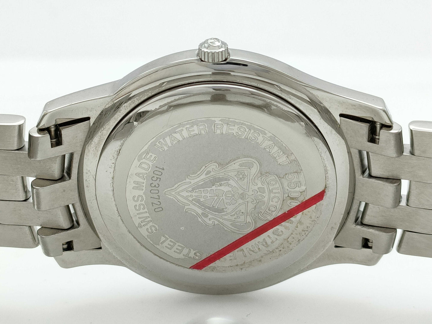 GUCCI 5500M 10530720 White Dial Quartz Men's Watch