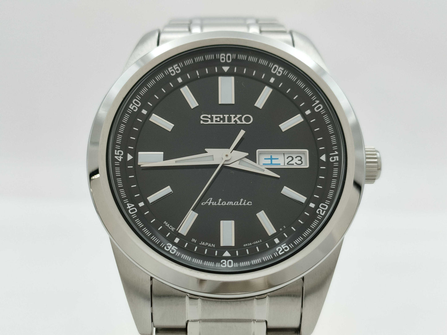 SEIKO Mechanical 4R36-05Z0 551138 Black Dial Automatic Men's Watch