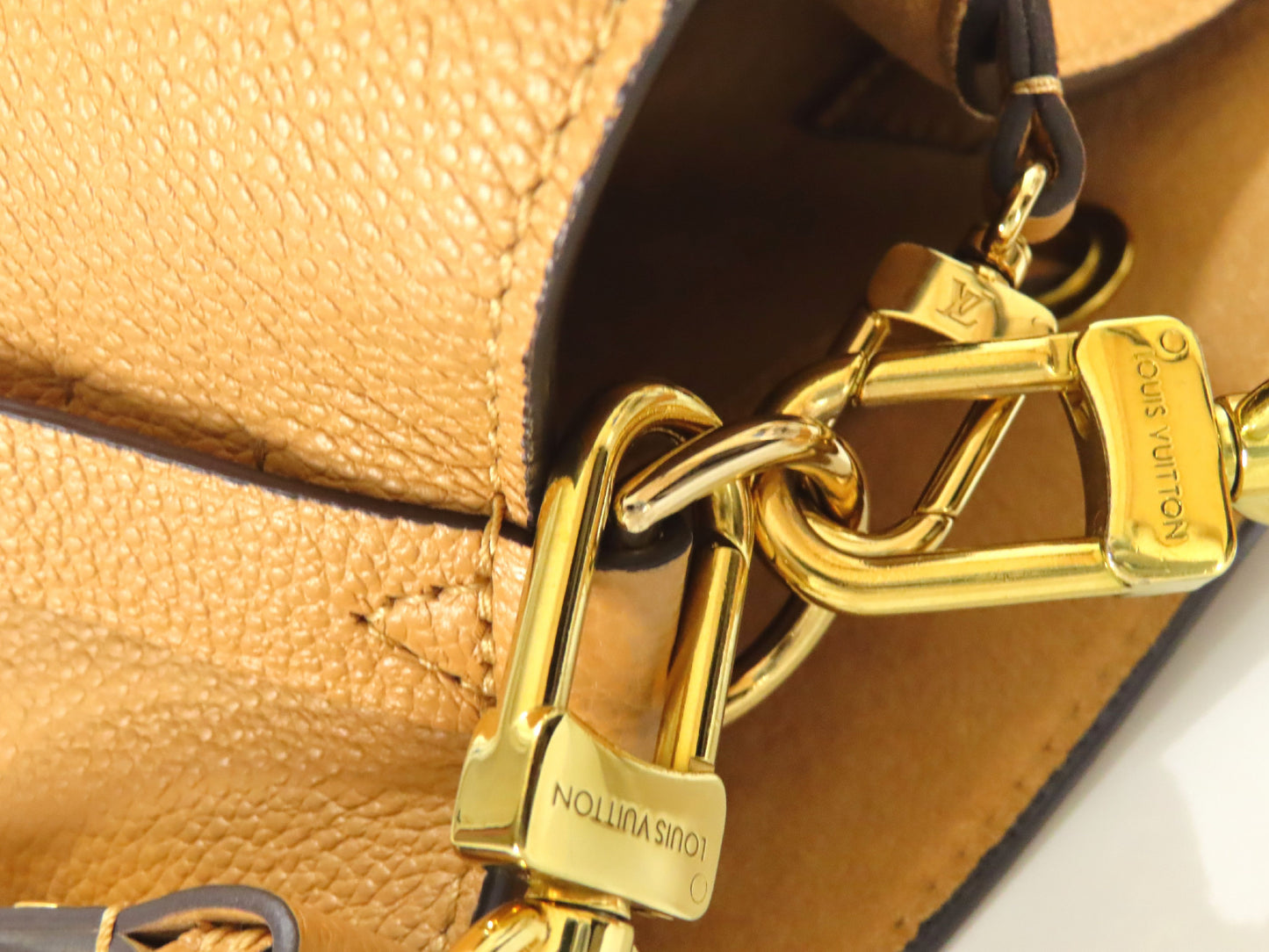 LOUIS VUITTON NeoNoe MM Monogram Empreinte M45808 Two-Tone Handbag