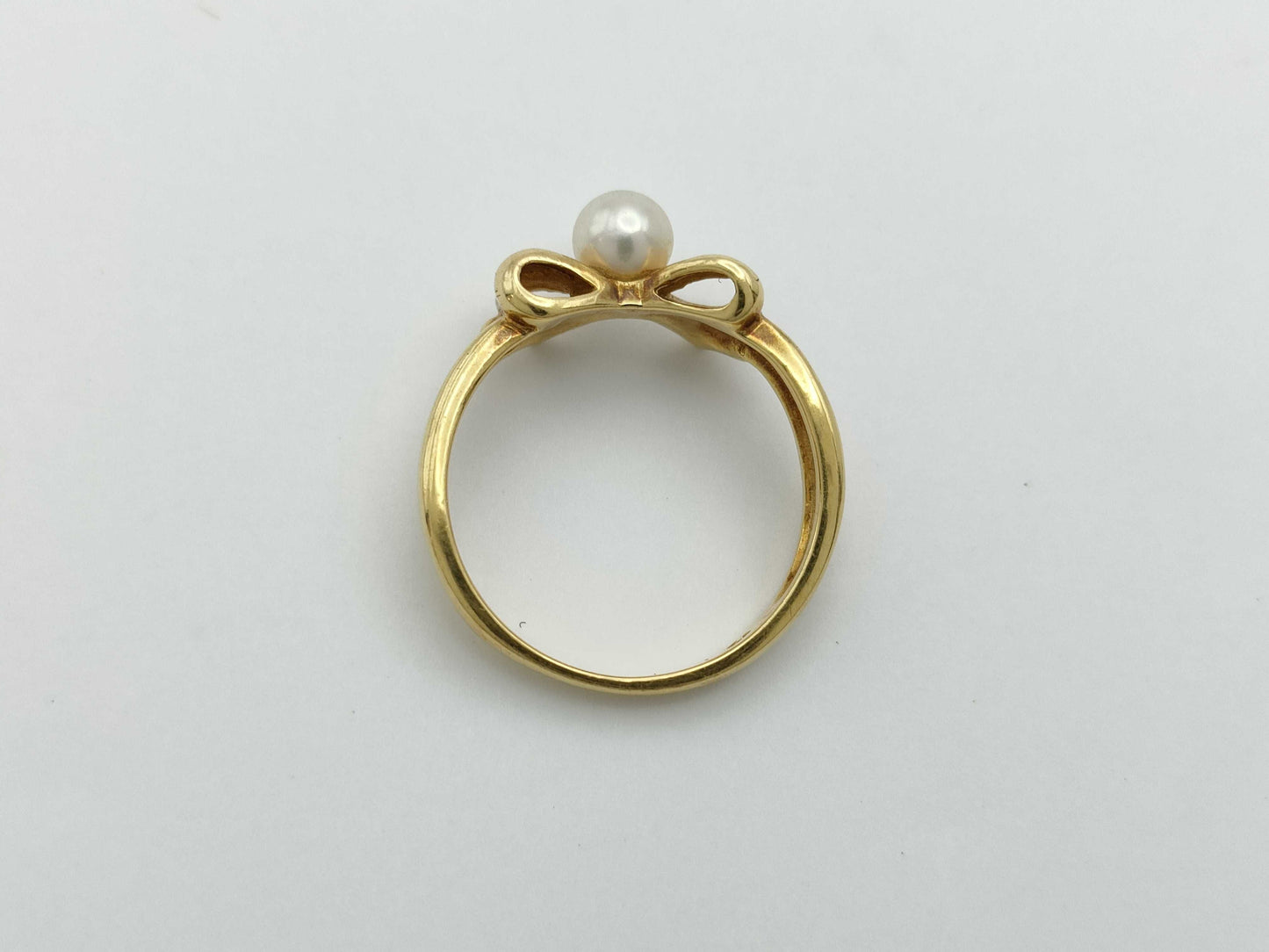 TASAKI Pearl Ring, approx. 3.9mm diameter, 18K gold, 2.2g