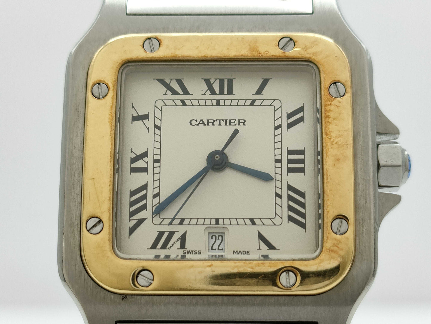 Cartier Santos Galbe LM W20011C4 187901 66625 Quartz Unmoving Women's Watch