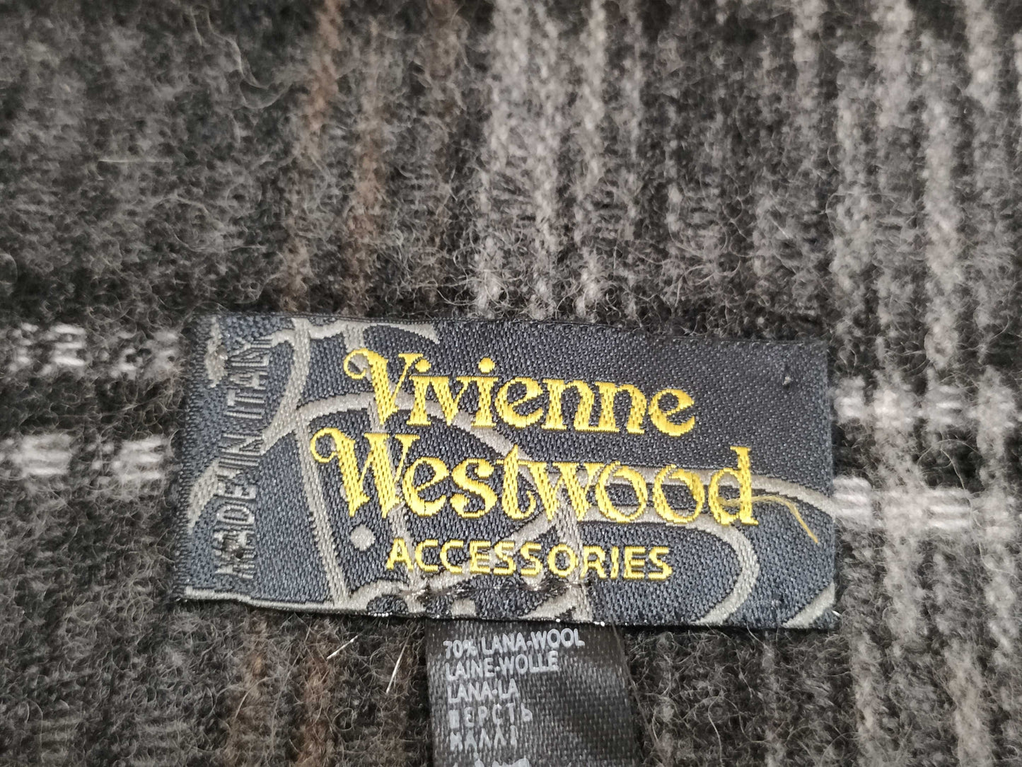 Vivienne Westwood Checkered Scarf