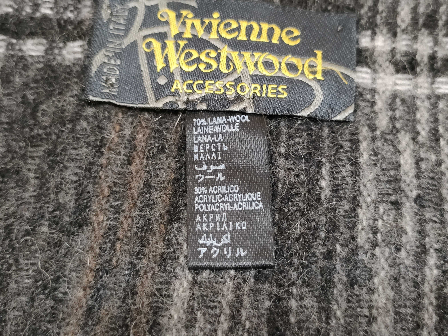 Vivienne Westwood Checkered Scarf
