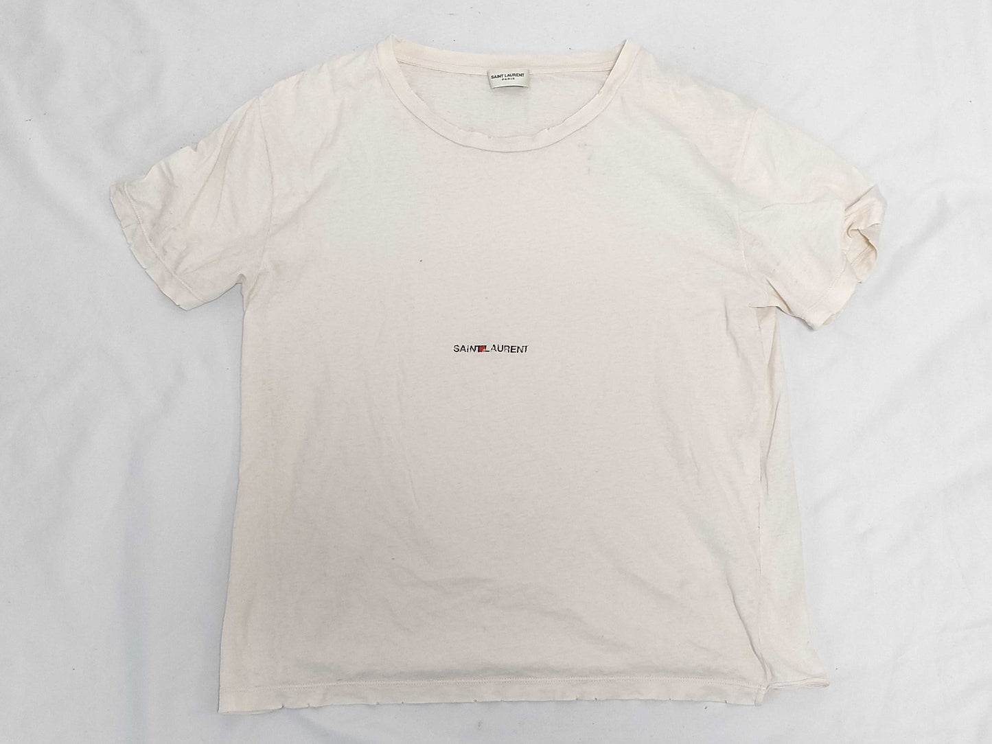 SAINT LAURENT Saint Laurent cut and sew T-shirt