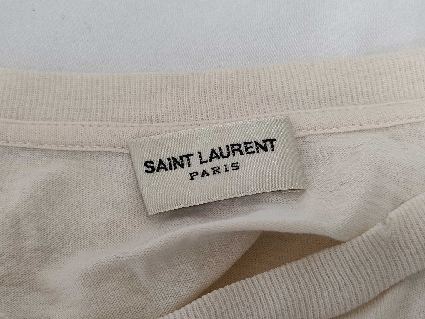 SAINT LAURENT Saint Laurent cut and sew T-shirt