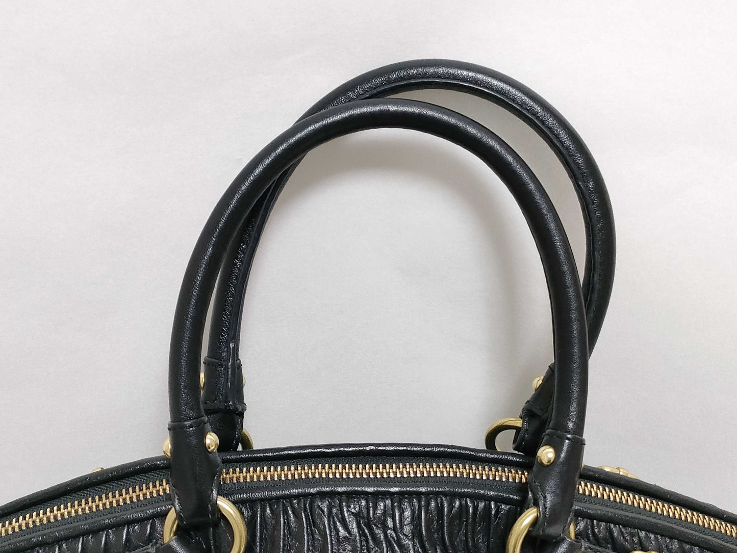 COACH Madison Gathered Leather 2-Way Handbag