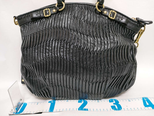 COACH Madison Gathered Leather 2-Way Handbag