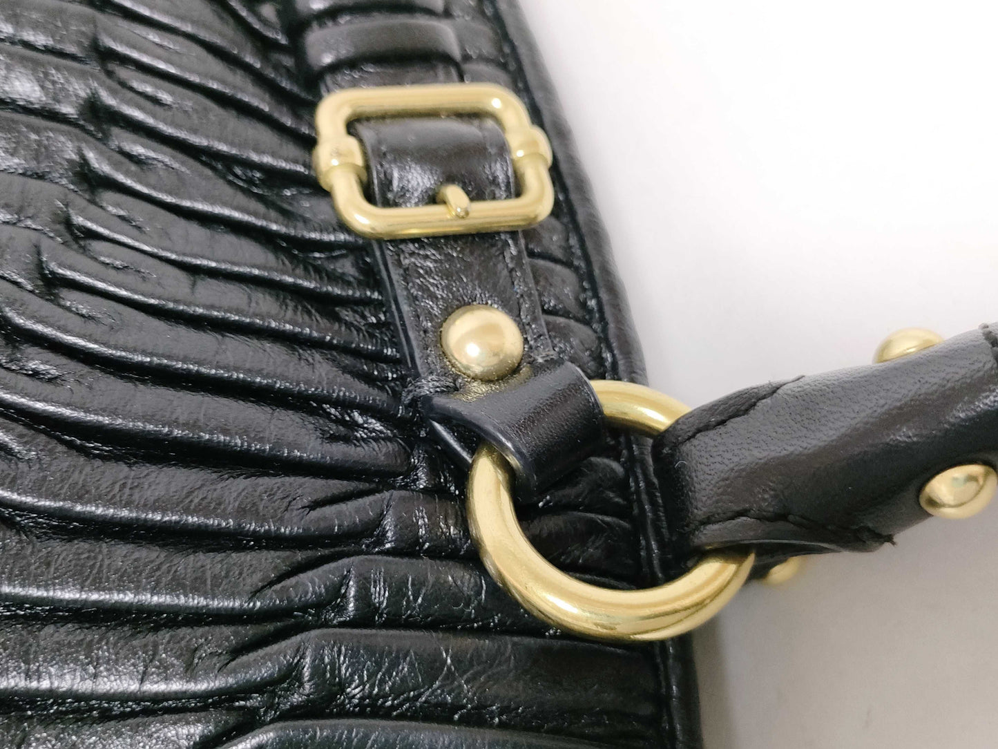 COACH Madison Gathered Leather 2-Way Handbag