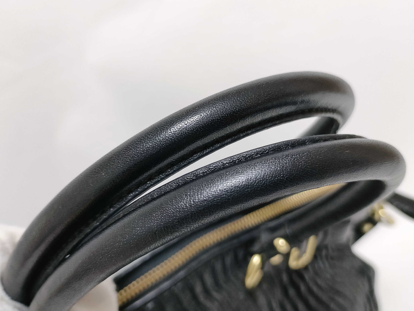 COACH Madison Gathered Leather 2-Way Handbag