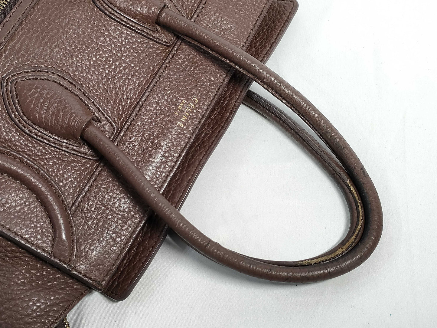 CELINE Luggage Nano Shopper Handbag