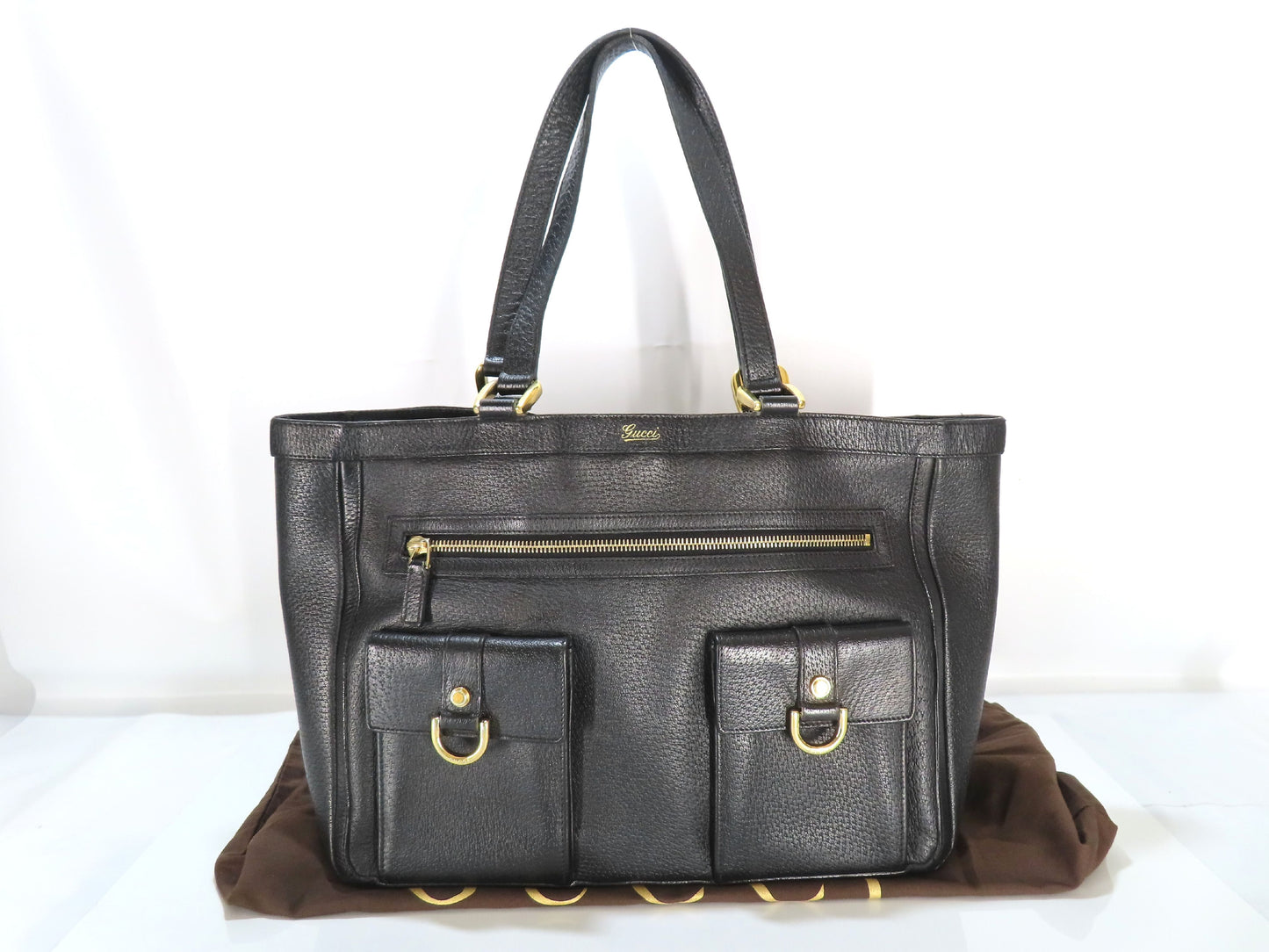 GUCCI GUCCI Gucci GG Tote Bag 146247 Black Tote Bag Bag