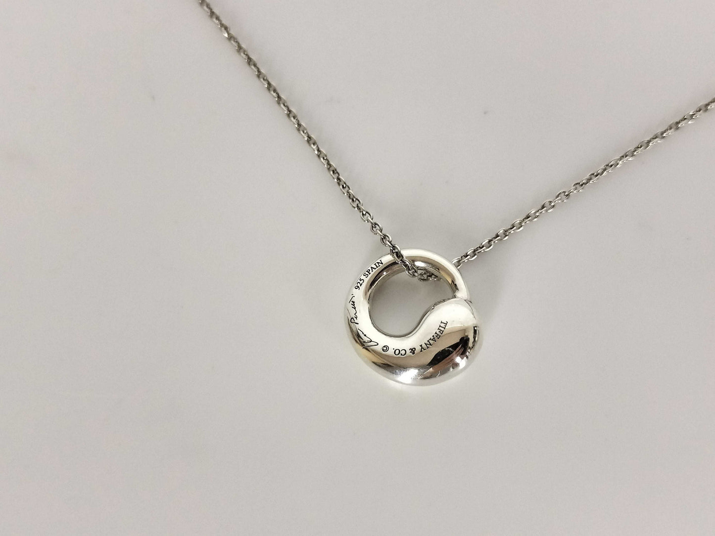 Tiffany & Co. Eternal Circle Tiffany Necklace Eternal Elsa Peretti Ag925 Necklace