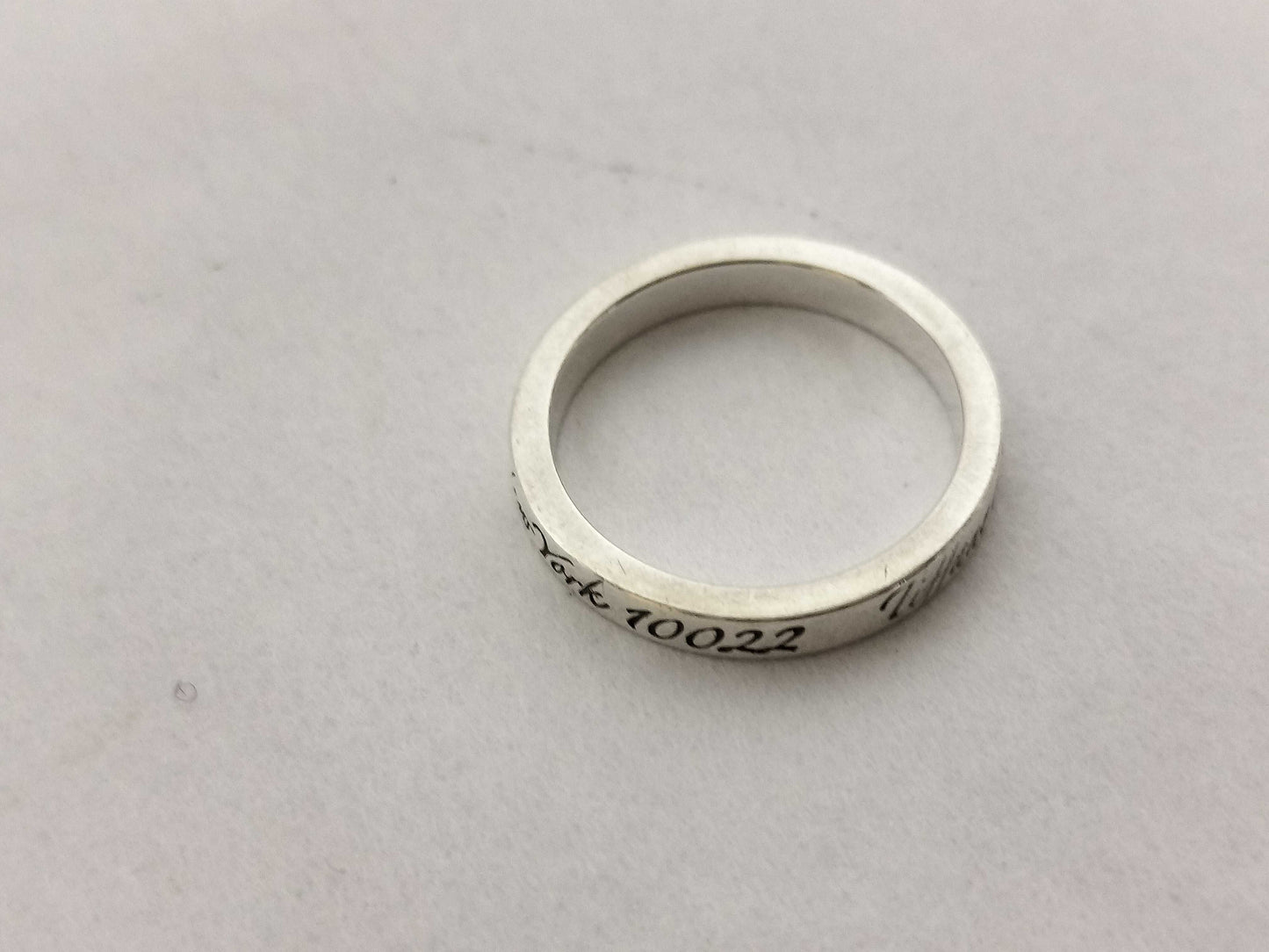Tiffany & Co. Tiffany Ring Note Narrow Ag925 Ring
